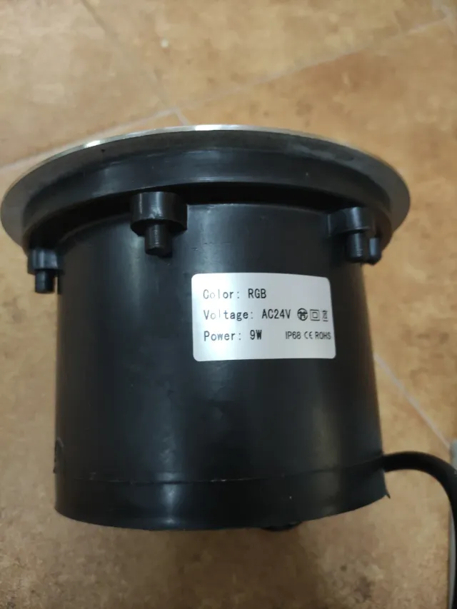 Luce per piscina RGB in acciaio inossidabile