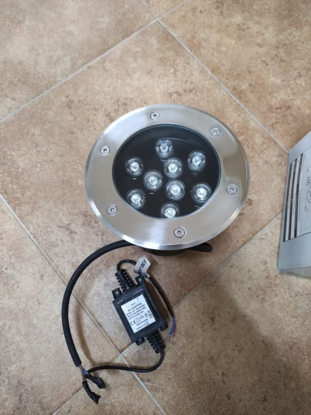 Luce per piscina RGB in acciaio inossidabile