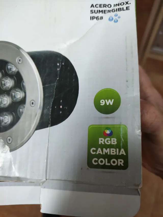 Luce per piscina RGB in acciaio inossidabile