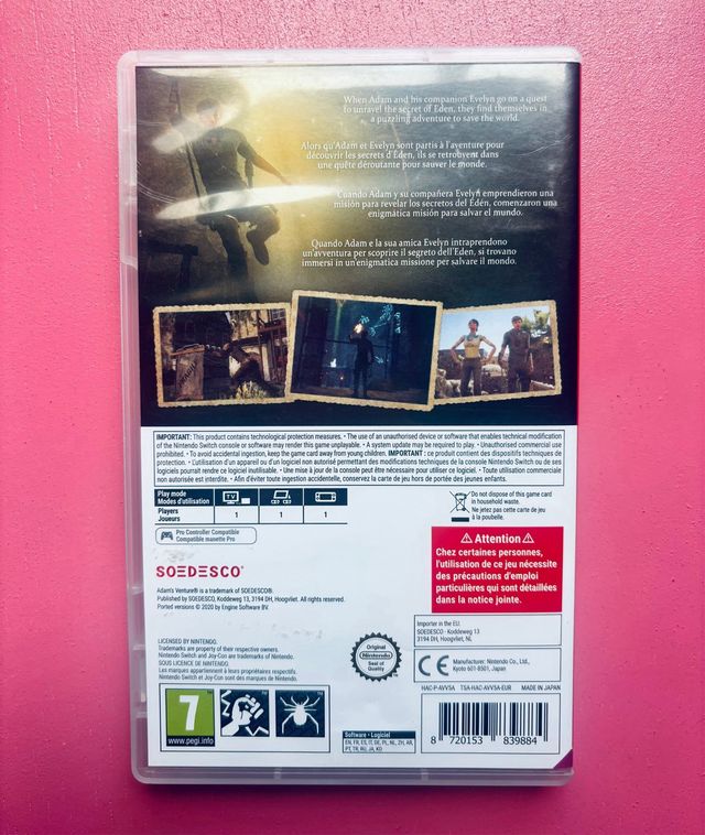 Adam's Venture Origins Switch