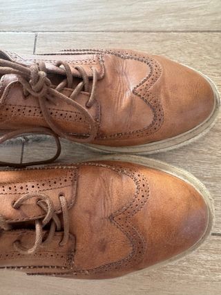 Zapatos Blucher Hombre Marrones