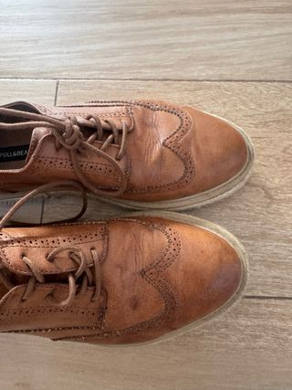 Zapatos Blucher Hombre Marrones