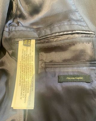 Traje de caballero Massimo Dutti azul