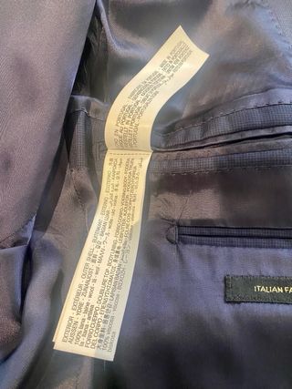 Traje de caballero Massimo Dutti azul