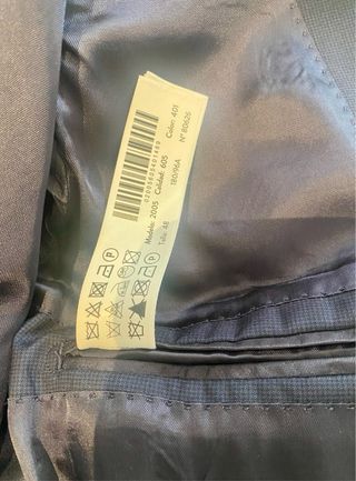 Traje de caballero Massimo Dutti azul