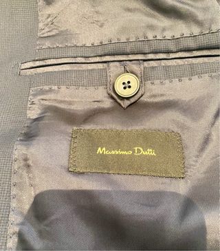 Traje de caballero Massimo Dutti azul