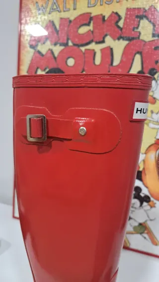 Botas de agua Hunter altas rojas