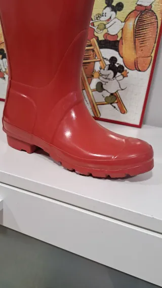 Botas de agua Hunter altas rojas