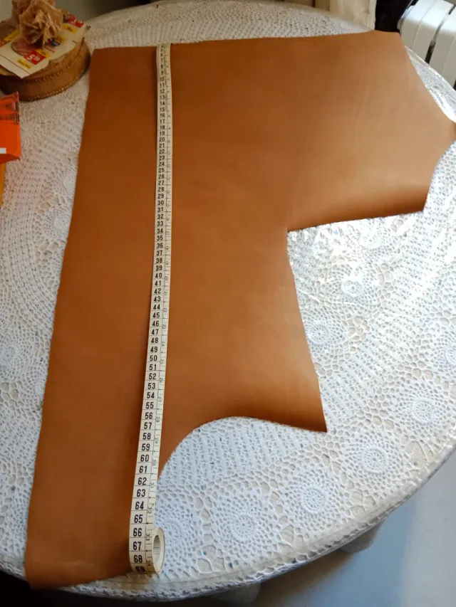 Rimanenza di pelle marrone chiaro