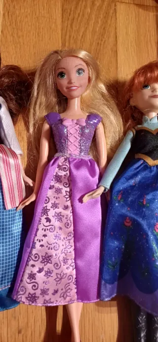 4 Muñecas Princesas Disney