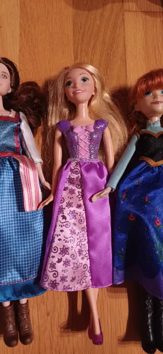 4 Muñecas Princesas Disney