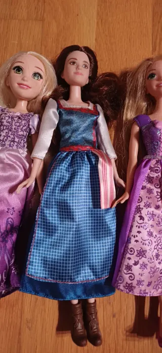 4 Muñecas Princesas Disney