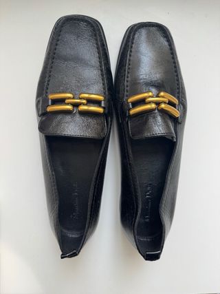 Mocasines Massimo Dutti Piel negros T41