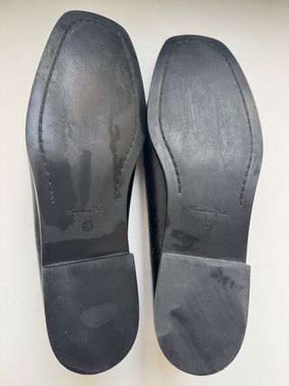 Mocasines Massimo Dutti Piel negros T41