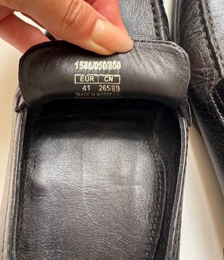 Mocasines Massimo Dutti Piel negros T41