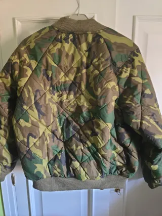 Chaqueta Bomber Militar Camuflaje