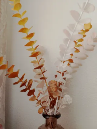 Jarrón con 7 ramas decorativas