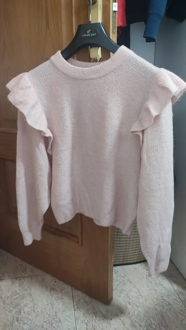 Jersey rosa H&M con volantes