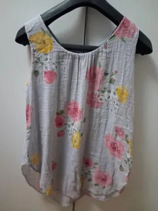 Blusa Verano Mujer gris.