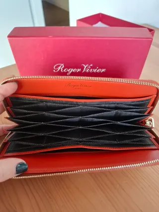 Portafoglio Donna Roger Vivier Arancione