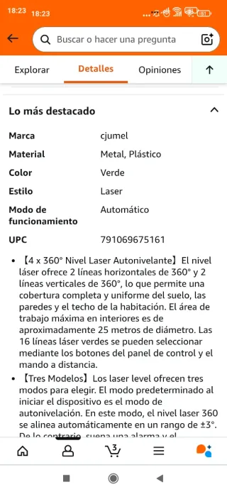 Nivel Láser Profesional