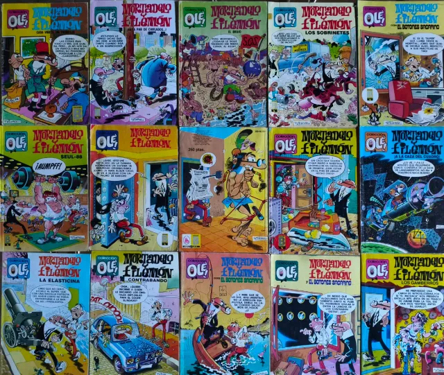 LOTE 15 TEBEOS MORTADELO Y FILEMÓN. EB años 80s