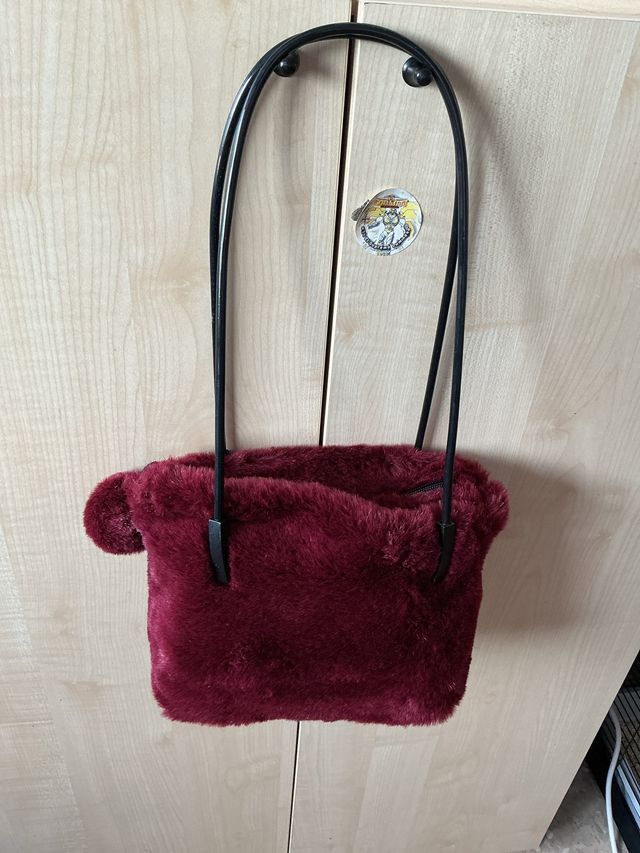 Bolso borgoña diseño italiano