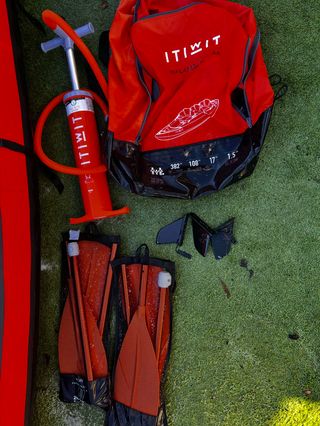 Kayak hinchable 3 plazas