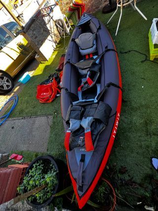Kayak hinchable 3 plazas