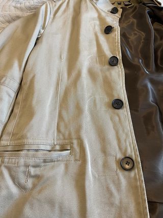 Zara Chaquetón Beige Hombre