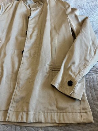 Zara Chaquetón Beige Hombre