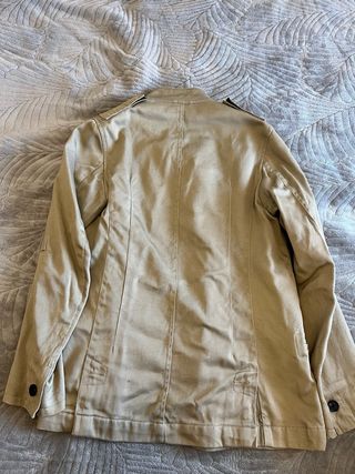 Zara Chaquetón Beige Hombre