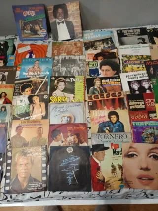 Lote de Discos Vinilo Varios Géneros 75 singles
