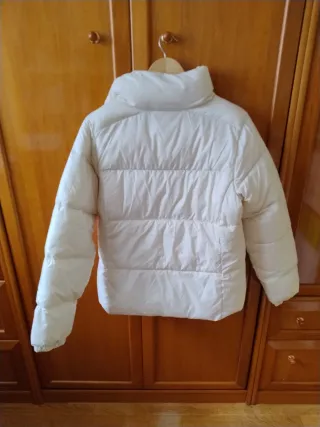 Chaqueta Columbia Puffect II Mujer Talla M Blanca