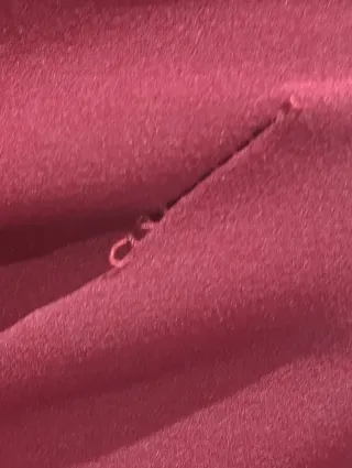 Vestido Burdeos Mangas Acampanadas