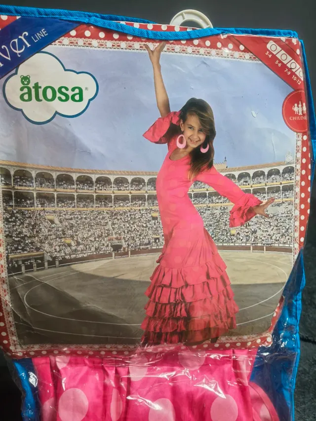 Traje Flamenca Infantil Atosa