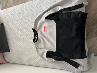 Sudadera Nike Air Niño Gris y Negro