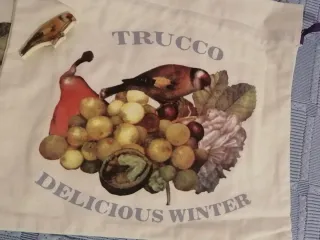 2 Bolsas Algodón Trucco Frutas y Pájaros