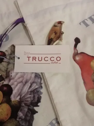 2 Bolsas Algodón Trucco Frutas y Pájaros