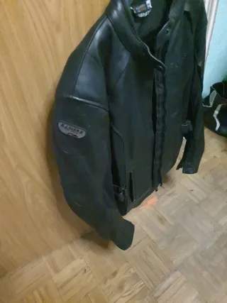 Chaqueta Moto de Cuero Mujer Rainers Talla XL