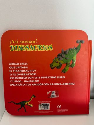 Lote libro ¡Así suenan! Dinosaurios y figuras