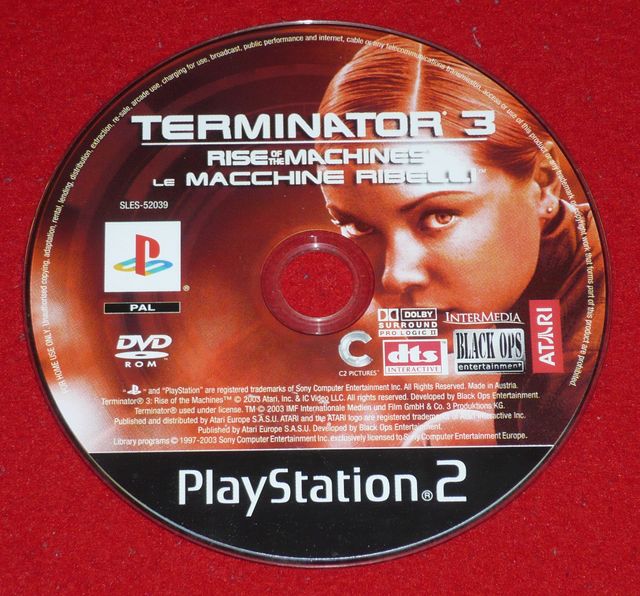 Terminator 3 Rise of the Machines PS2