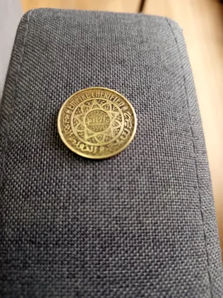 Moneda antigua Marruecos 50 Francos