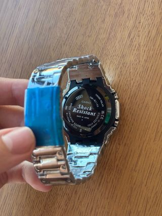 Casio G-Shock Azul y Plateado