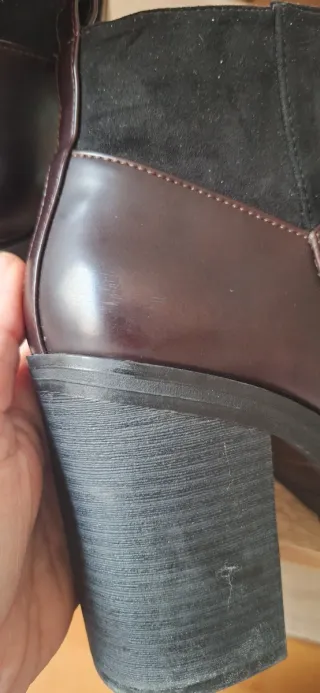 Botines Bershka Burdeos Nuevos Talla 39