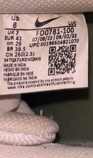 Nike Court Vision Hombre Verde y Blanco