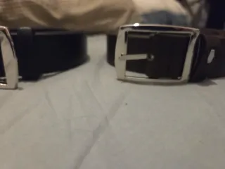 Set 2 Cinturones Caballero Negro y Marrón