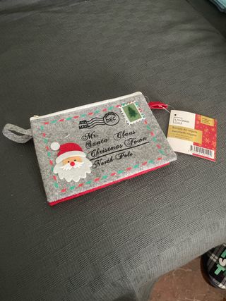 Monedero Navideño Mr. Santa Claus SON 2 CARTERAS