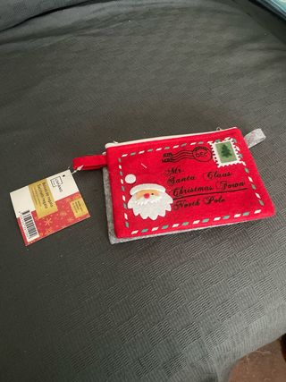 Monedero Navideño Mr. Santa Claus SON 2 CARTERAS