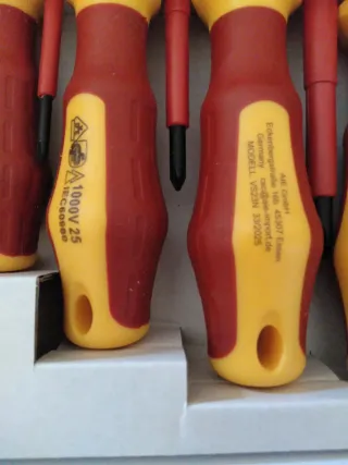 8x Destornilladores Eléctricos 1000V